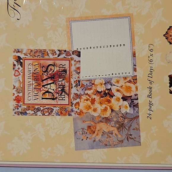 Cynthia Hart's Victorian 2002 calendar with ALL the bonuses NIP Vintage ephemera - Picture 5 of 7